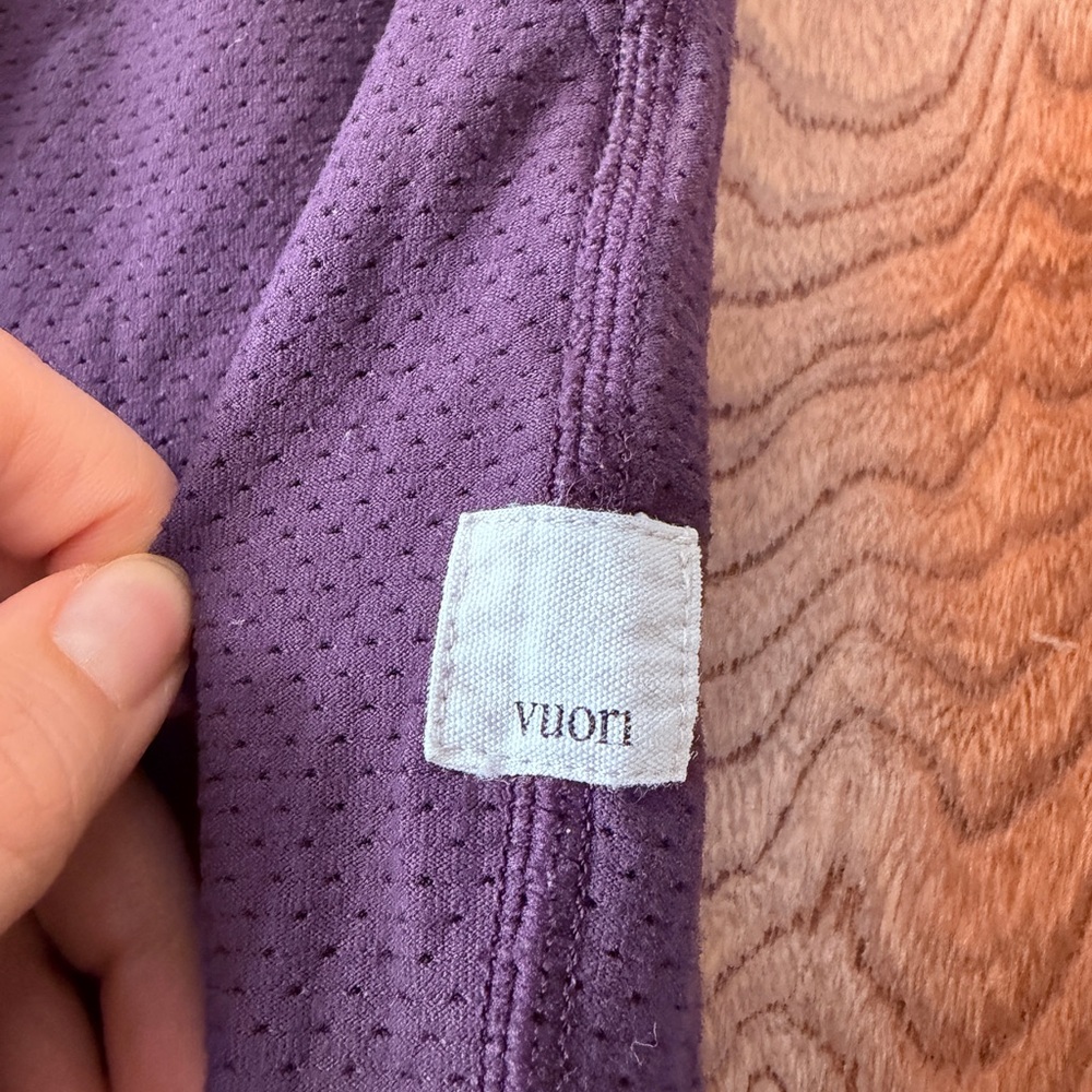Vuori Purple Mesh Performance Joggers Size Medium - Picture 3 of 5
